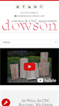 Mobile Screenshot of dowson-joinery.com