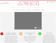 Tablet Screenshot of dowson-joinery.com